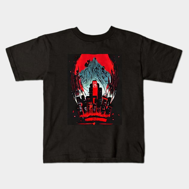 Dystopian Nightmare Kids T-Shirt by Horror Threads